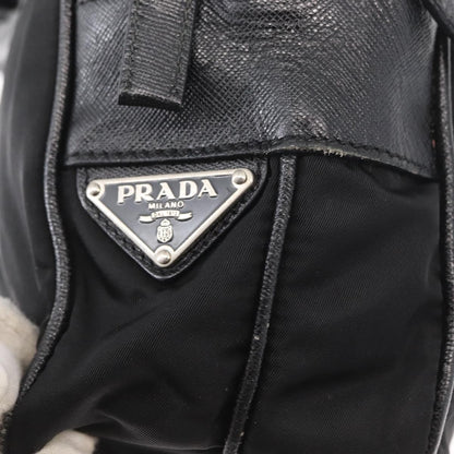 Prada Vintage Shoulder Bag Tessuto, BLACK, NYLON, Shoulder bag