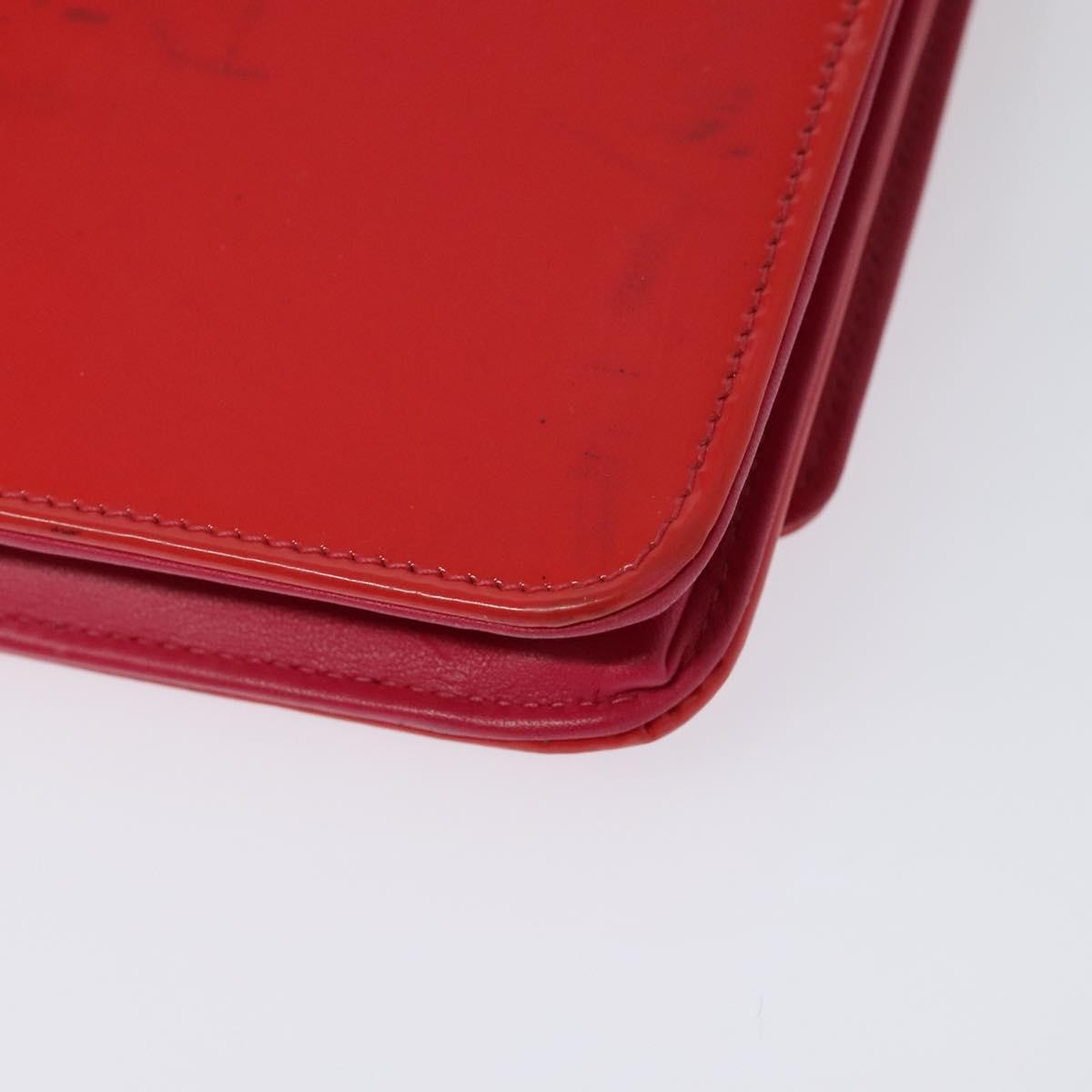 Chanel CC Logo Wallet on Chain Patent, PINK, PATENT_LEATHER, Shoulder bag