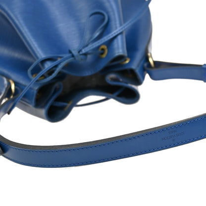 Louis Vuitton Petit Noe Handbag Epi Leather, BLUE, LEATHER, Handbag