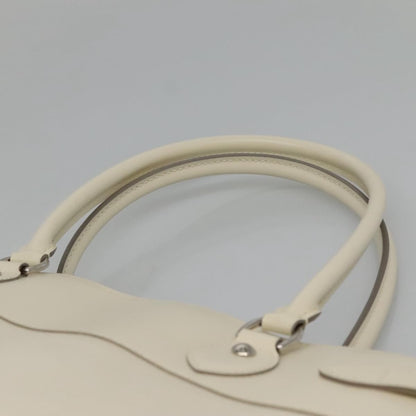 Louis Vuitton Passy Tote Epi Leather, WHITE, LEATHER, Tote bag
