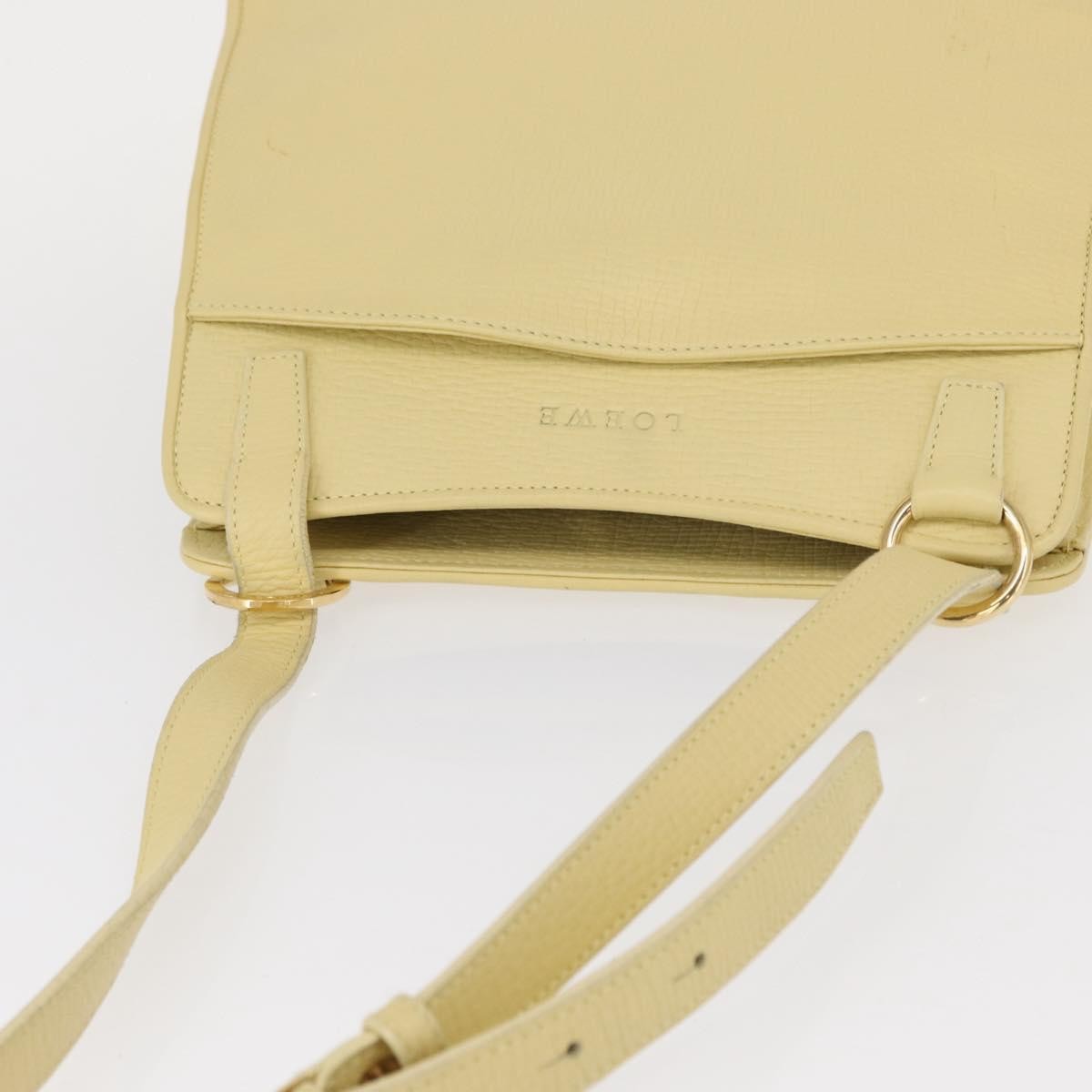 Loewe Vintage Shoulder Bag Leather, YELLOW, LEATHER, Shoulder bag
