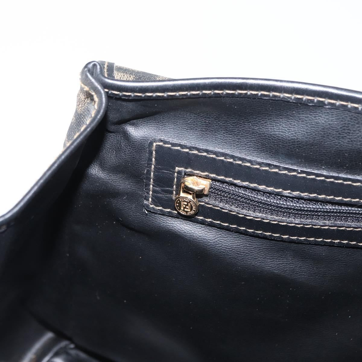 Fendi Zucca Tote bag Canvas, BROWN, PVC, Tote bag