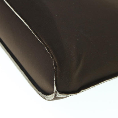 Chanel Vintage Metal Ring Tote Nylon, BROWN, NYLON, Tote bag