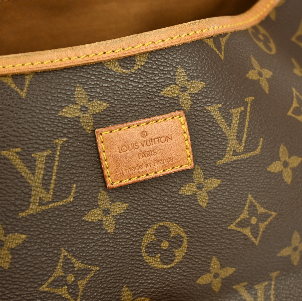 Louis Vuitton Saumur Handbag Monogram Canvas, BROWN, CANVAS, Shoulder bag