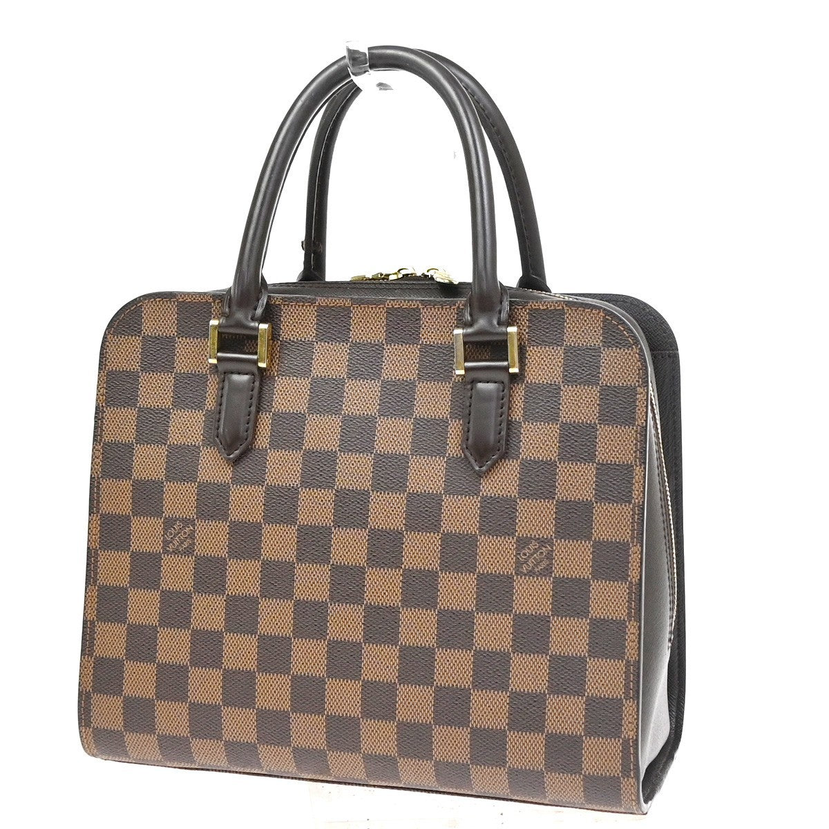 Louis Vuitton Triana Bag Damier, Brown, Leather, Handbag