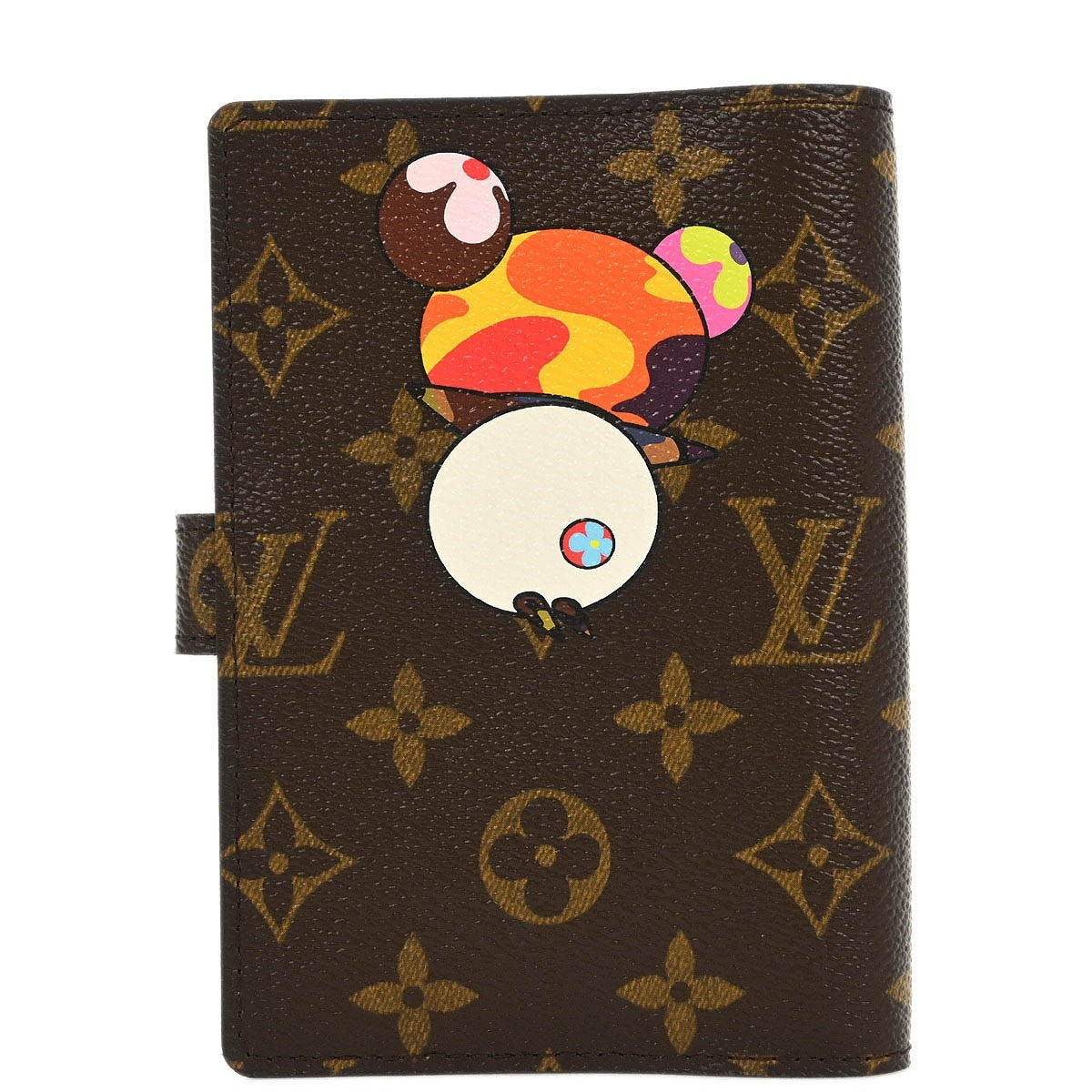 Louis Vuitton Agenda Cover Monogram Panda, BROWN, CANVAS, Wallets