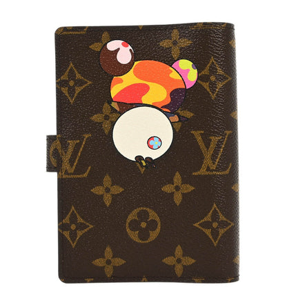 Louis Vuitton Agenda Cover Monogram Panda, BROWN, CANVAS, Wallets