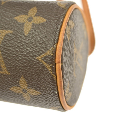 Louis Vuitton Papillon Pochette Monogram Canvas, BROWN, CANVAS, Clutche & pouche