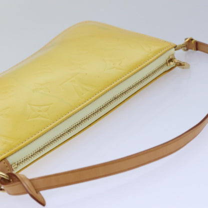 Louis Vuitton Lexington Pochette Monogram Vernis, YELLOW, PATENT_LEATHER, Clutche & pouche