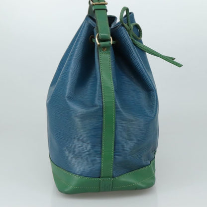 Louis Vuitton Bicolor Noe Handbag Epi Leather, BLUE, LEATHER, Shoulder bag