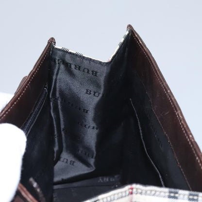 Burberry Nova Check Tote Canvas and Leather, BEIGE, CANVAS, Handbag