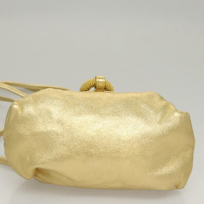 Loewe Vintage Crossbody Leather, GOLD, LEATHER, Shoulder bag