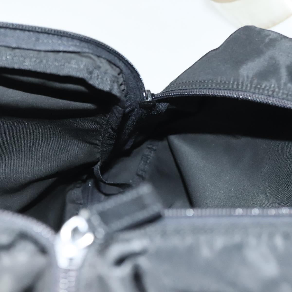 Prada Travel Pouch Tessuto, BLACK, NYLON, Clutche & pouche