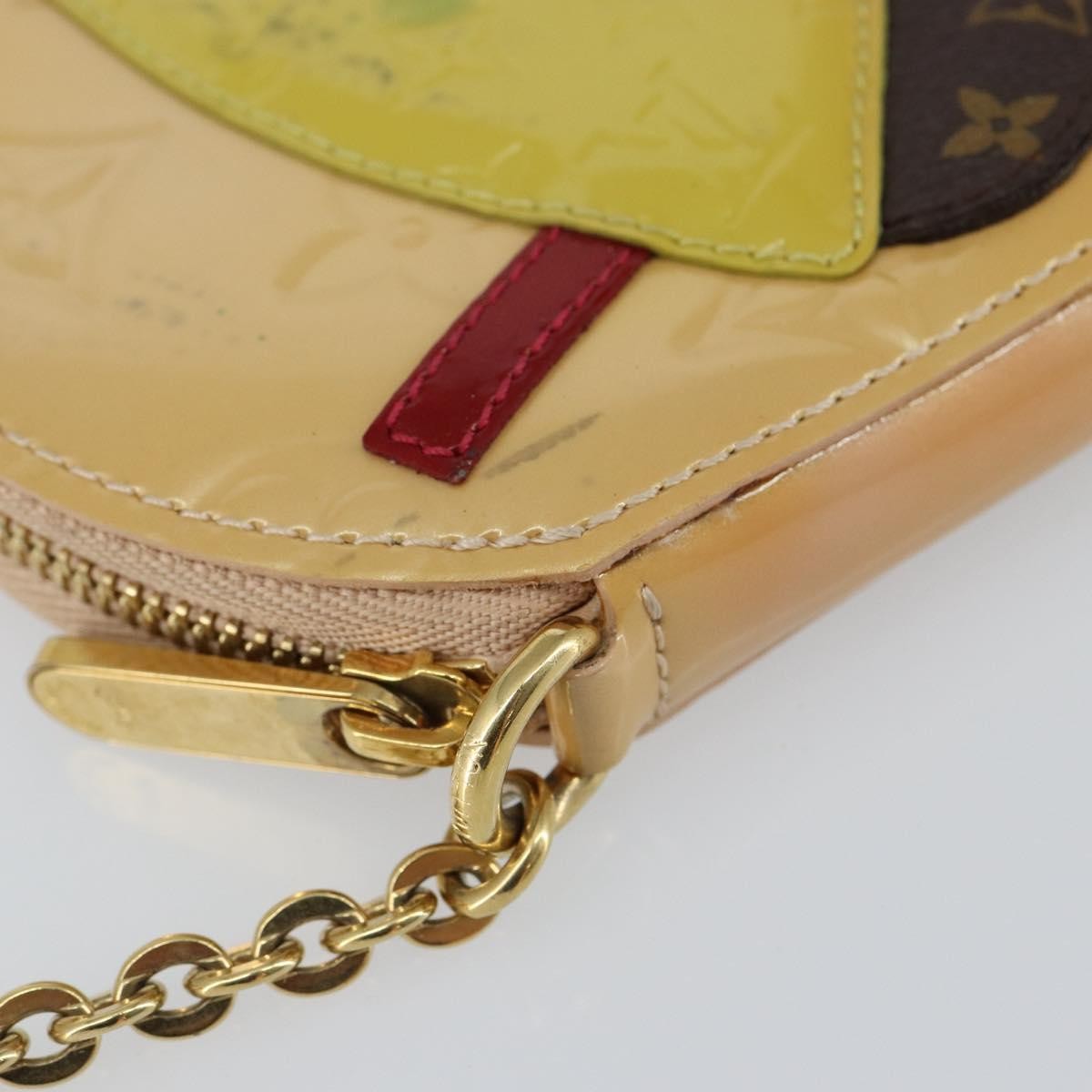 Louis Vuitton Chapeau Coin Purse Limited Edition Monogram Vernis Roses, MULTICOLOUR, PATENT_LEATHER, Clutche & pouche