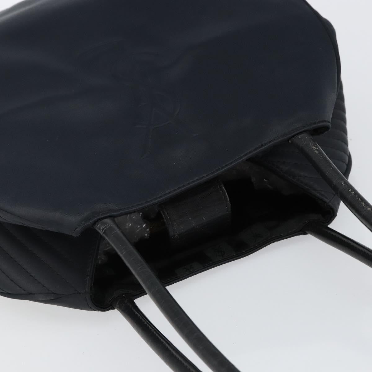 Saint Laurent Vintage Shoulder Bag Nylon, BLACK, NYLON, Shoulder bag