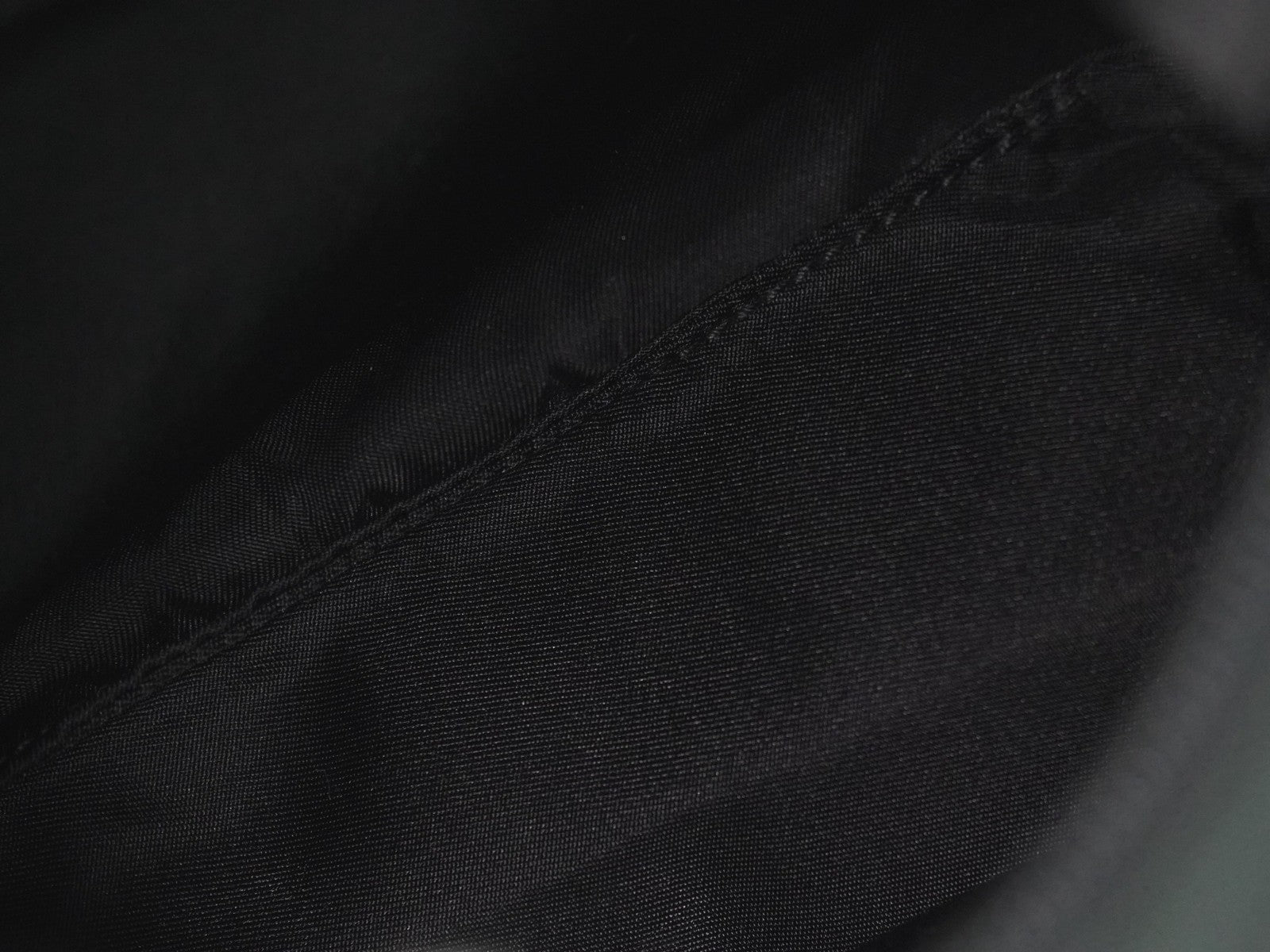 Prada Hobo Tessuto, BLACK, NYLON, Handbag