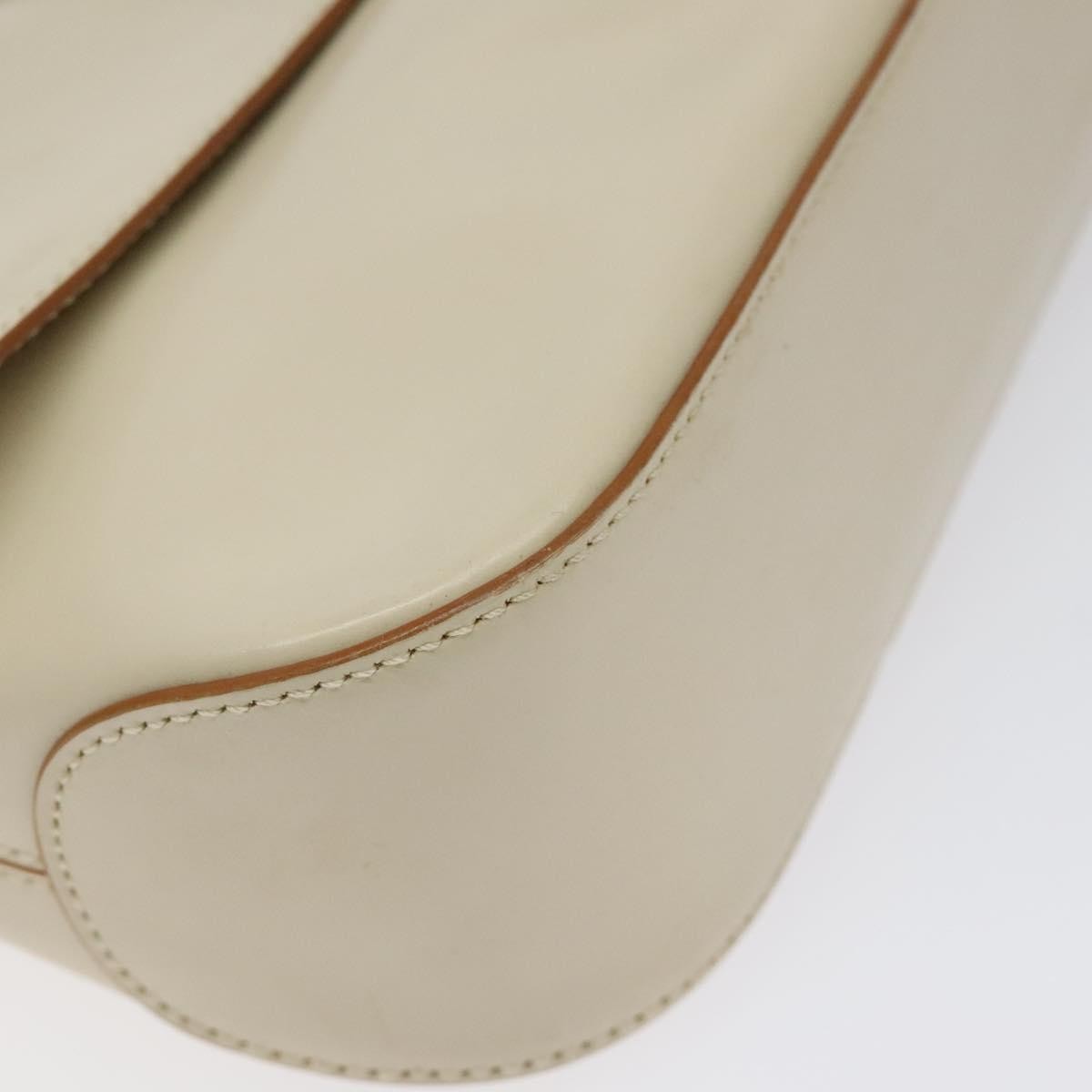 Salvatore Ferragamo Gancini handbag Leather, BEIGE, LEATHER, Handbag