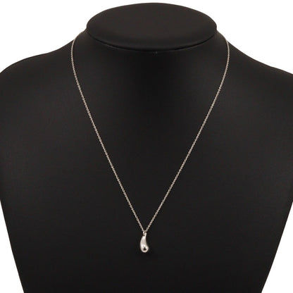 Tiffany & Co. Elsa Peretti Teardrop Pendant Necklace Sterling Silver, SILVER, SILVER, Necklace