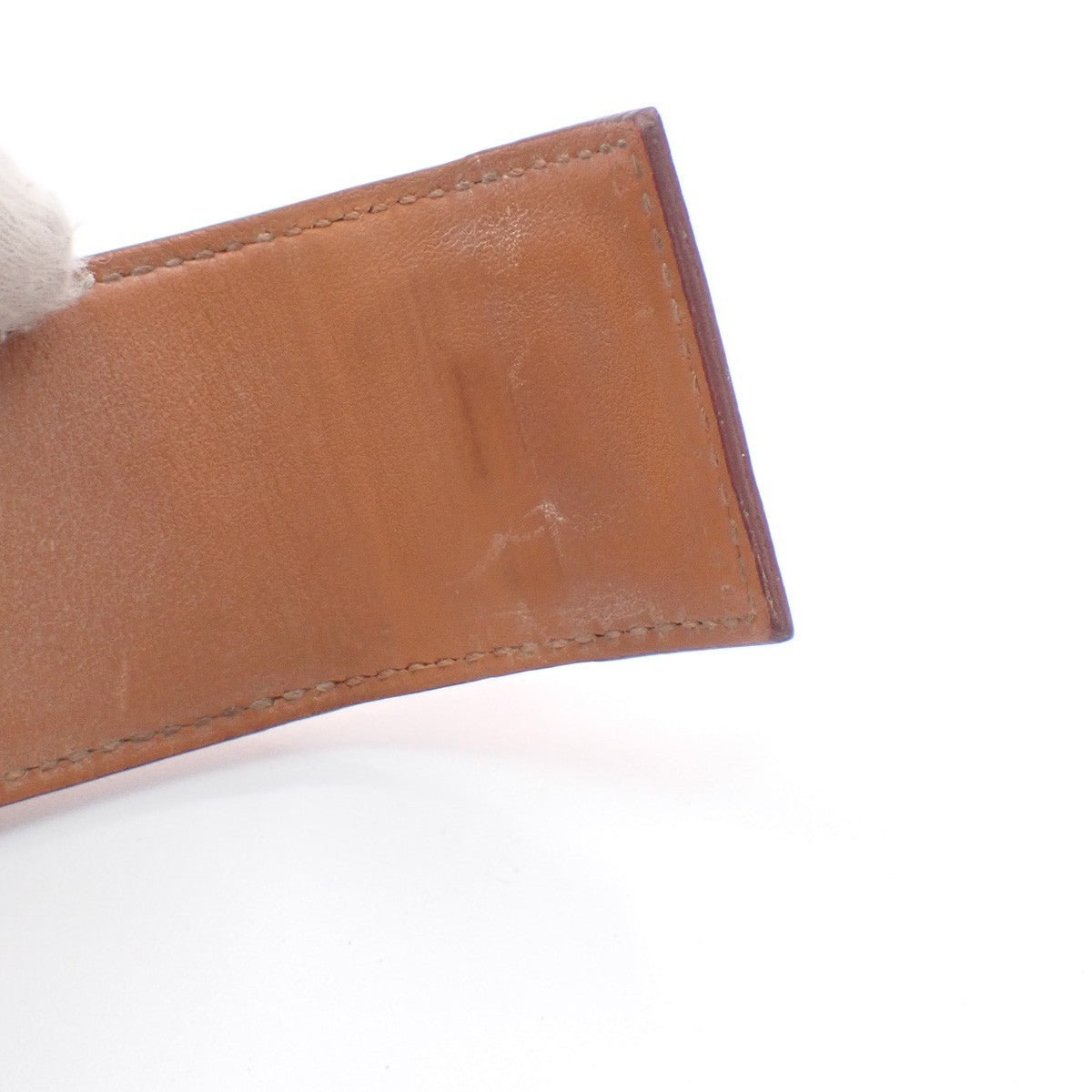 Hermes Collier de Chien Bracelet Leather, ORANGE, LEATHER, Bracelet