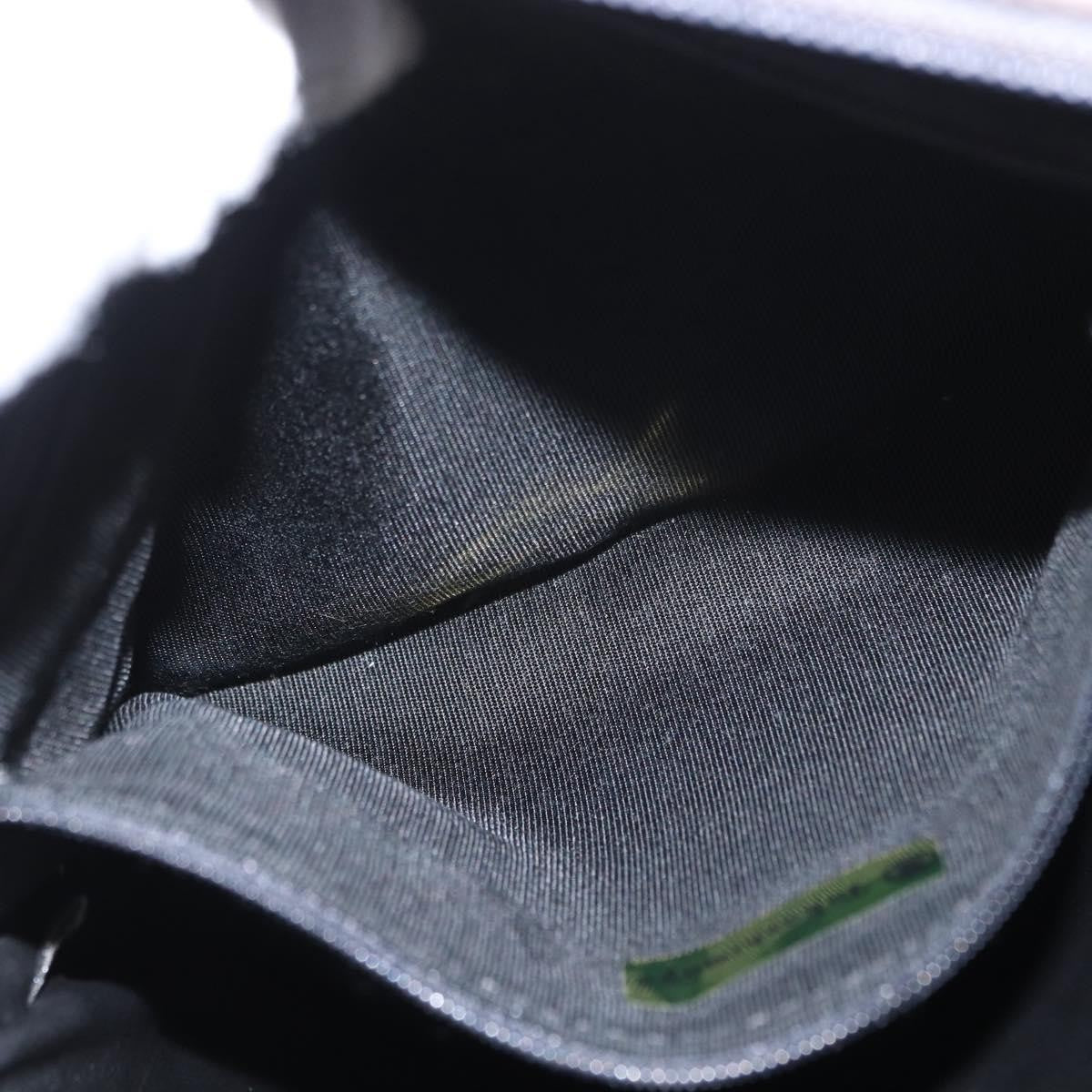 Bally Vintage Chain Shoulder Bag Quilted Leather, GRAY, LEATHER, Shoulder bag