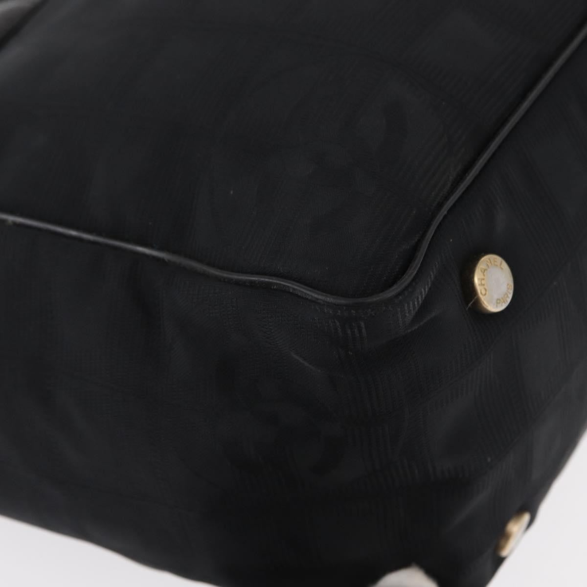 Chanel Travel Line Tote Nylon, BLACK, NYLON, Tote bag