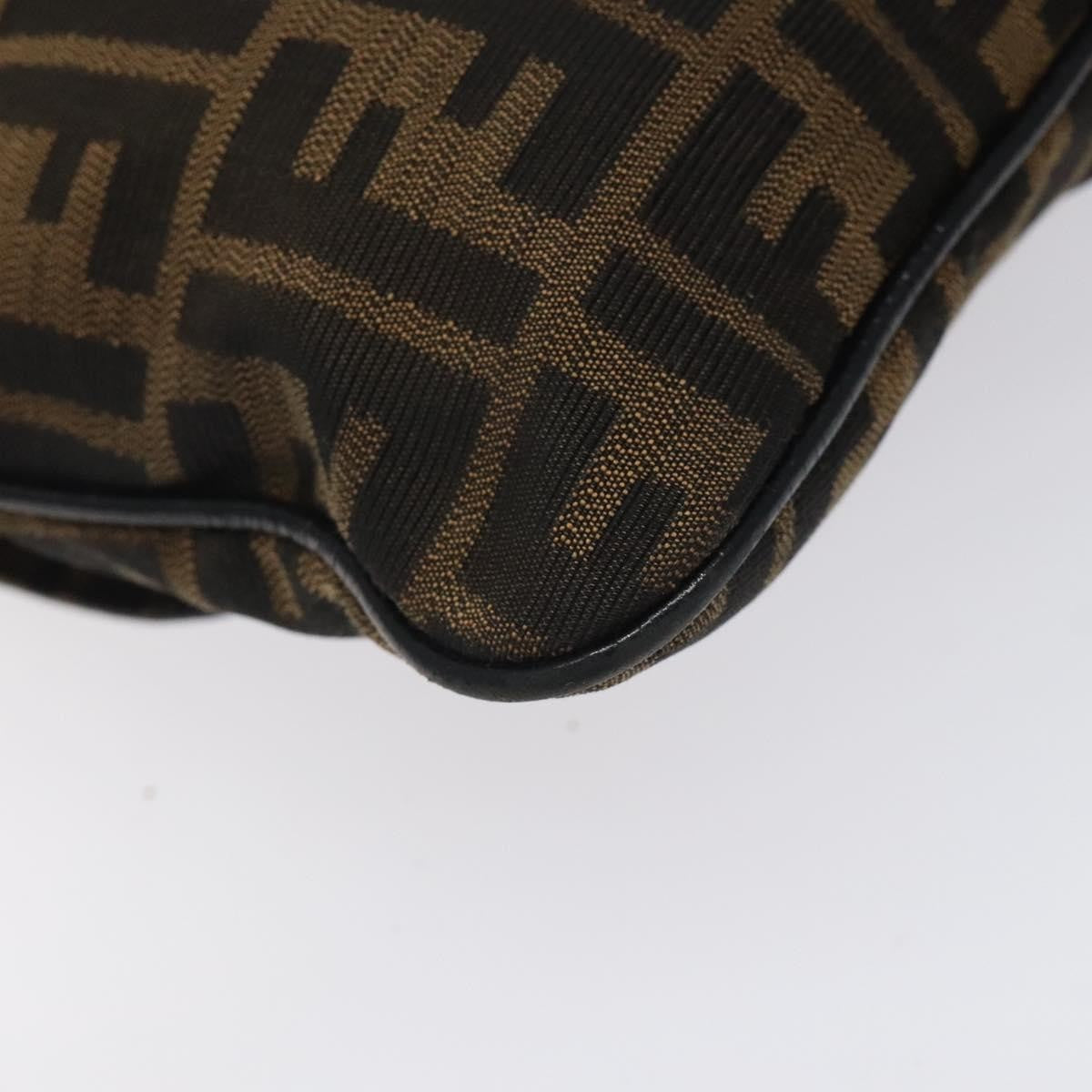 Fendi Chef Zip Crossbody Bag Zucca Canvas, BROWN, CANVAS, Crossbody bag