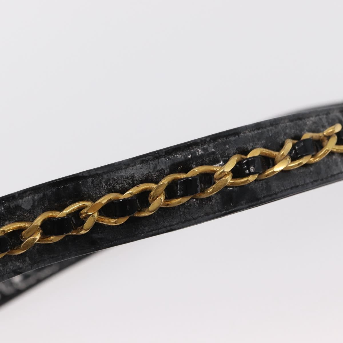 Chanel Vintage Flap Belt Bag Quilted Leather, BLACK, LEATHER, Clutche & pouche