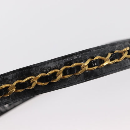 Chanel Vintage Flap Belt Bag Quilted Leather, BLACK, LEATHER, Clutche & pouche