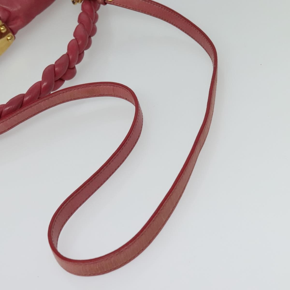 Miu Miu Coffer Convertible Hobo Matelasse Leather, PINK, LEATHER, Handbag