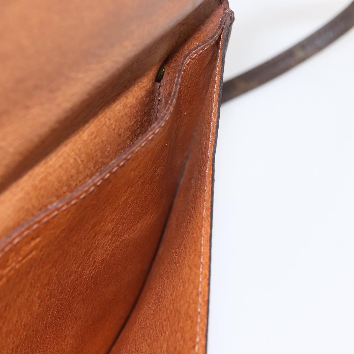 Louis Vuitton Double Rabat Handbag Monogram Canvas, BROWN, CANVAS, Shoulder bag