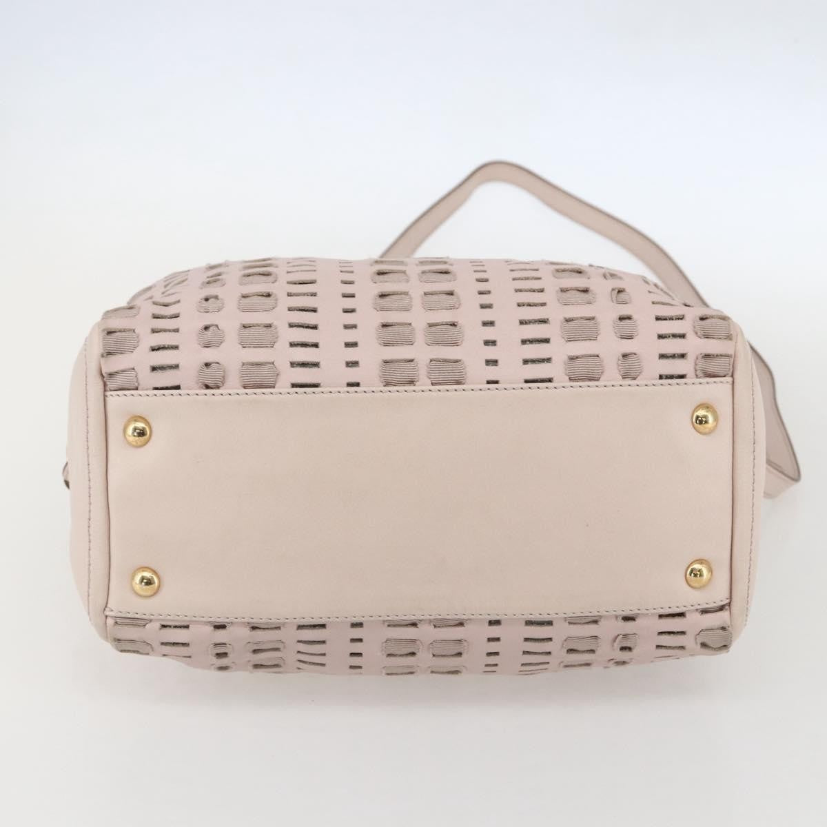 Salvatore Ferragamo Vala Handbag Leather, PINK, LEATHER, Handbag