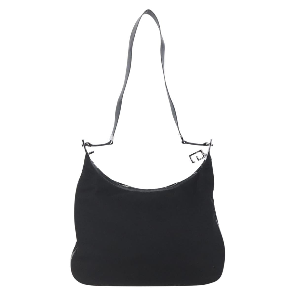 Gucci Vintage Shoulder Bag Nylon, BLACK, NYLON, Shoulder bag