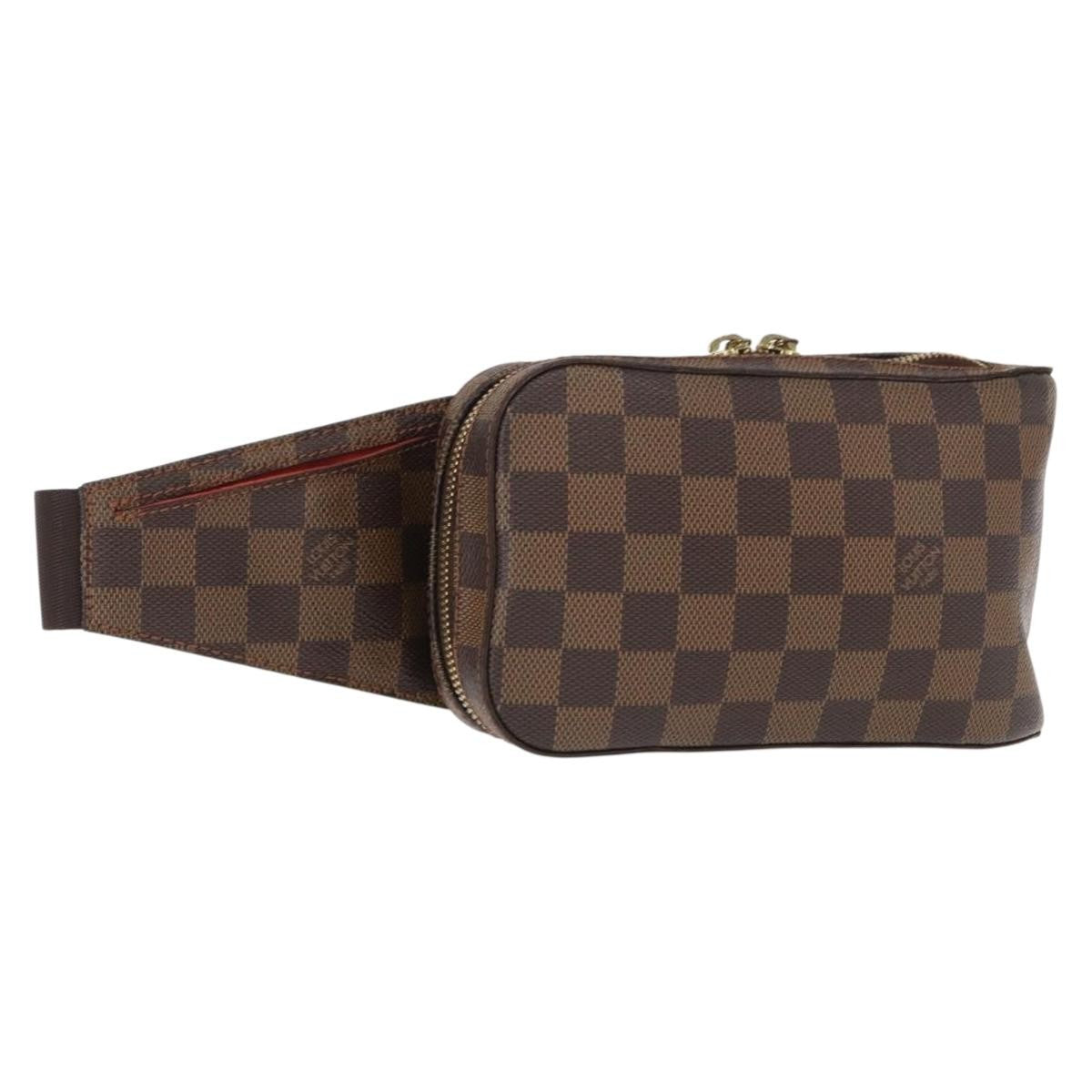 Louis Vuitton Geronimos Waist Bag Damier, BROWN, CANVAS, Shoulder bag