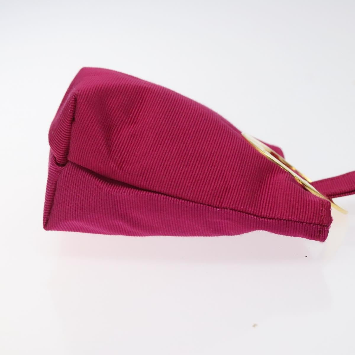 Celine Circle Logo Pouch Nylon, PINK, NYLON, Clutche & pouche