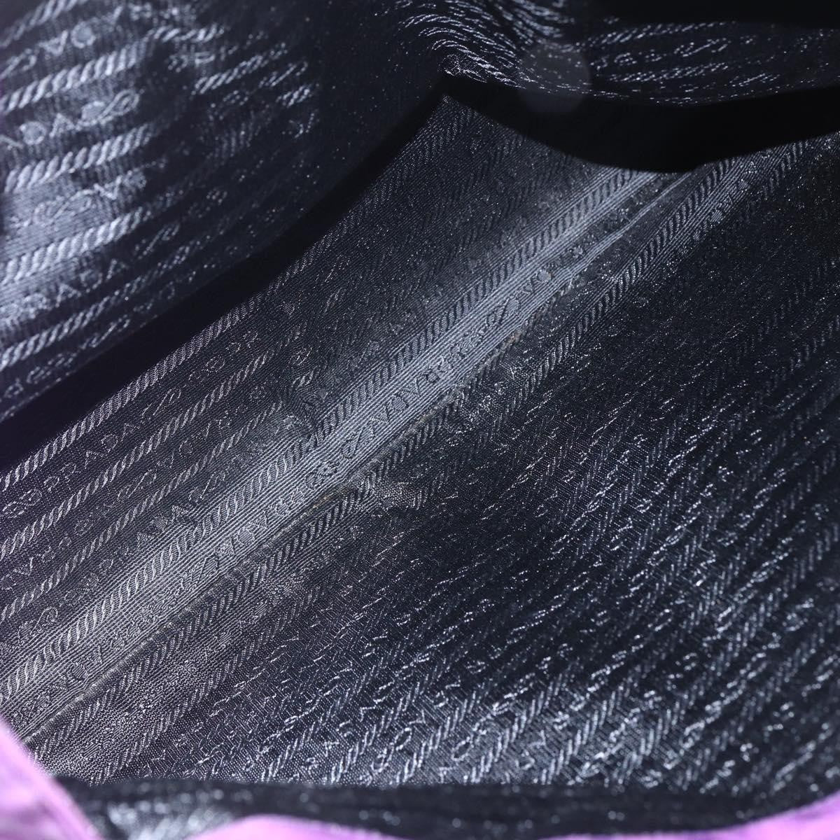 Prada Vintage Shoulder Bag Tessuto, PURPLE, NYLON, Shoulder bag