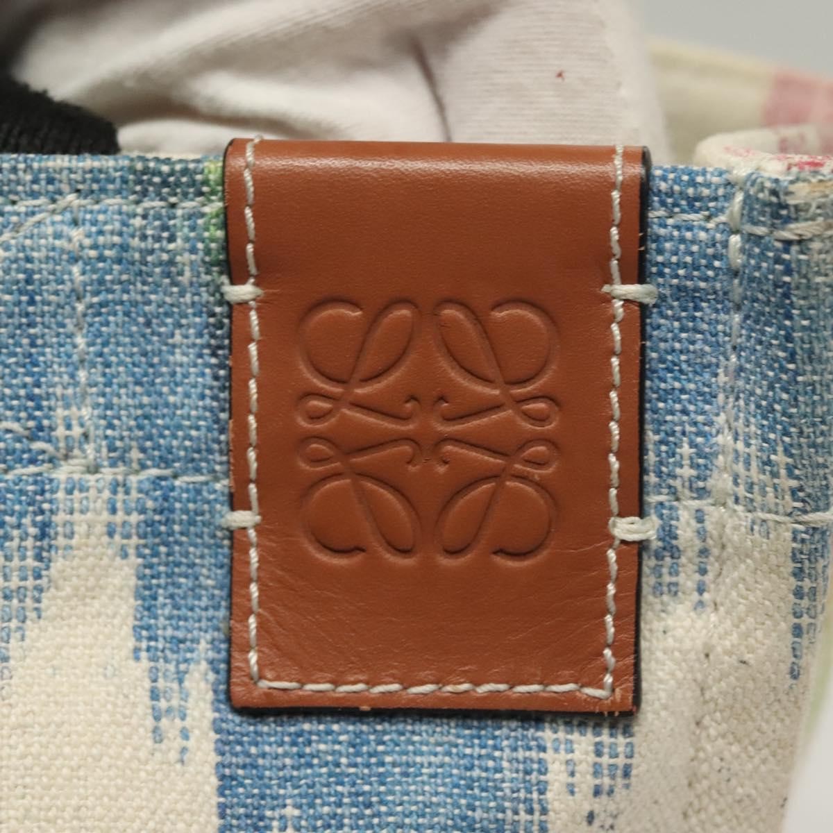 Loewe Paula's Ibiza Tote Embellished Printed Canvas, MULTICOLOUR, CANVAS, Tote bag