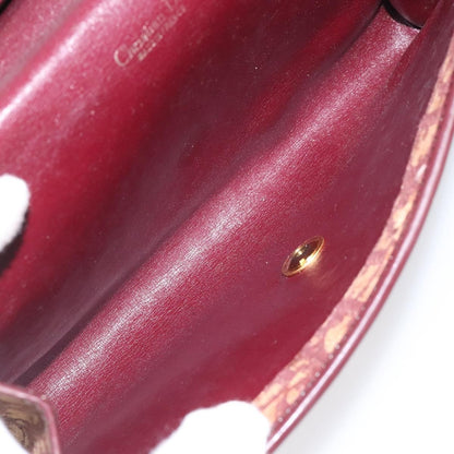 Christian Dior Vintage Trotter Flap Shoulder Bag Canvas, RED, CANVAS, Shoulder bag