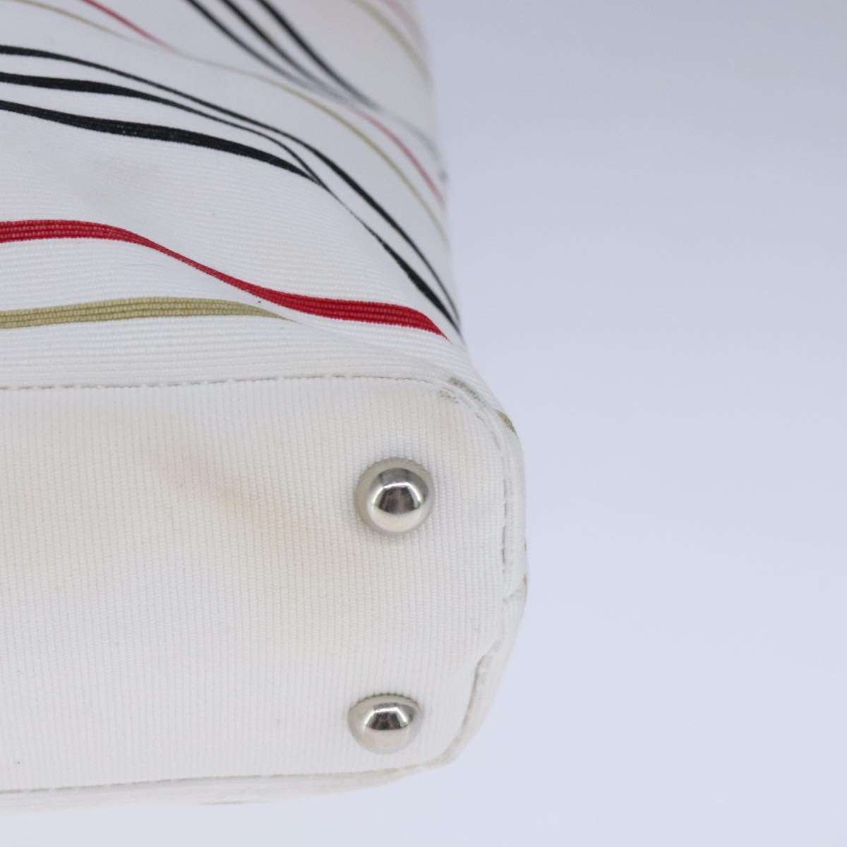 Burberry Blue Label Handbag Canvas, WHITE, CANVAS, Handbag