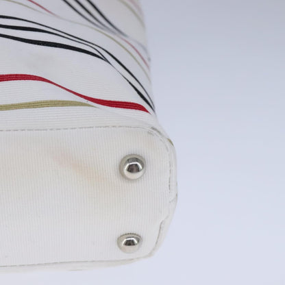 Burberry Blue Label Handbag Canvas, WHITE, CANVAS, Handbag