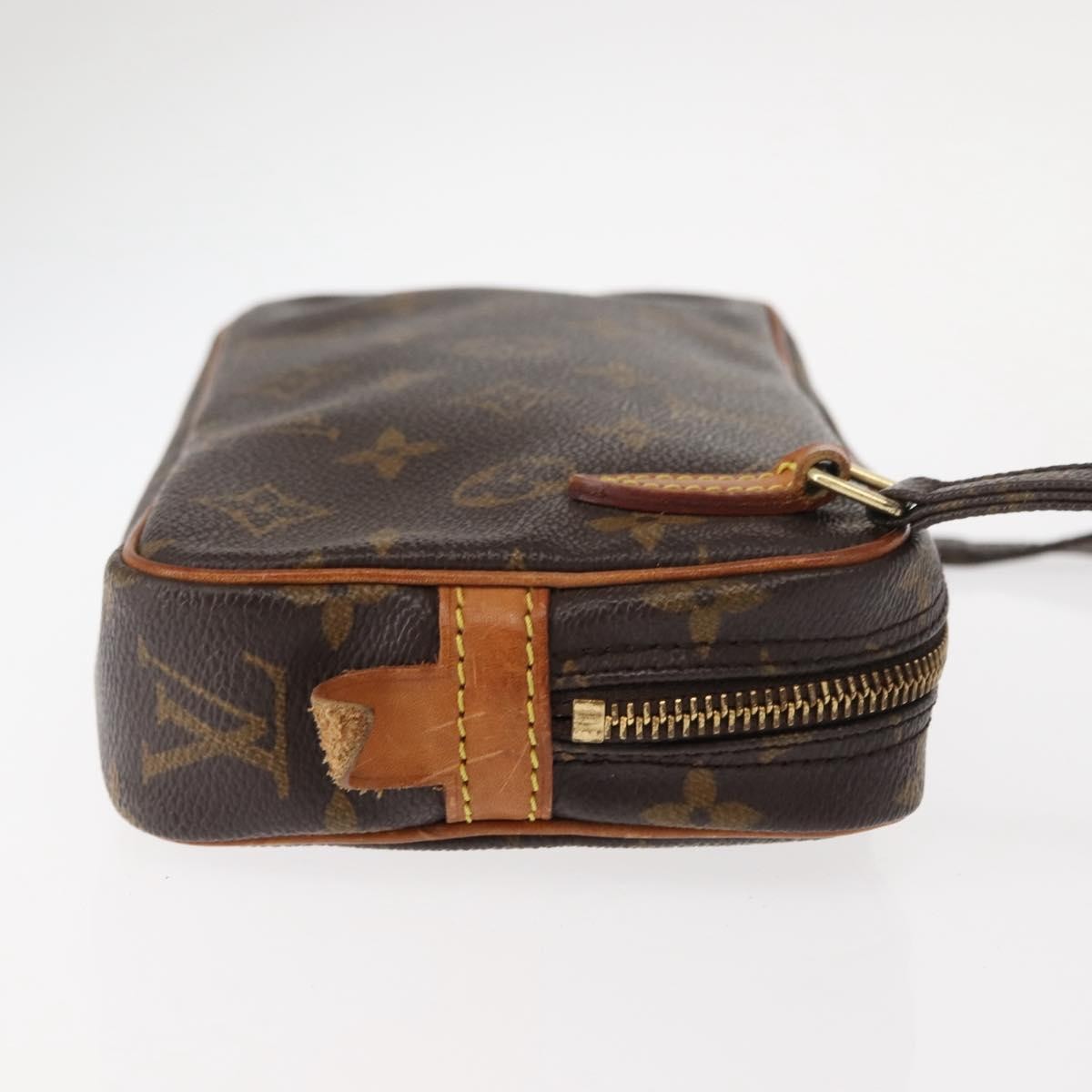 Louis Vuitton Pochette Marly Bandouliere Bag Monogram Canvas, BROWN, CANVAS, Shoulder bag