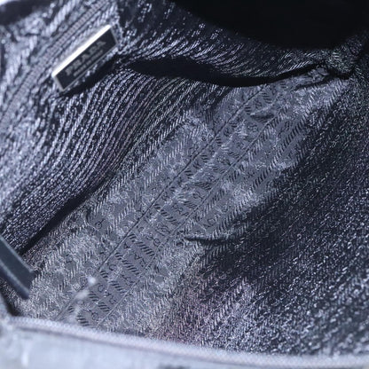 Prada Flat Messenger Bag Tessuto, BLACK, NYLON, Shoulder bag