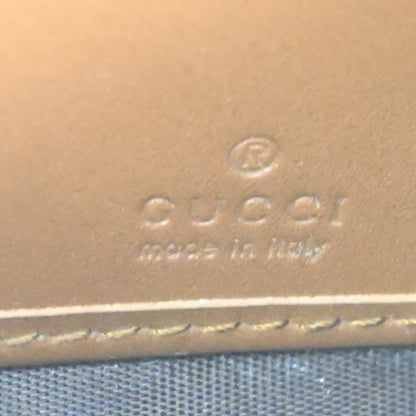 Gucci Padlock Continental Chain Wallet GG Coated Canvas and Leather, BROWN, CANVAS, Clutche & pouche