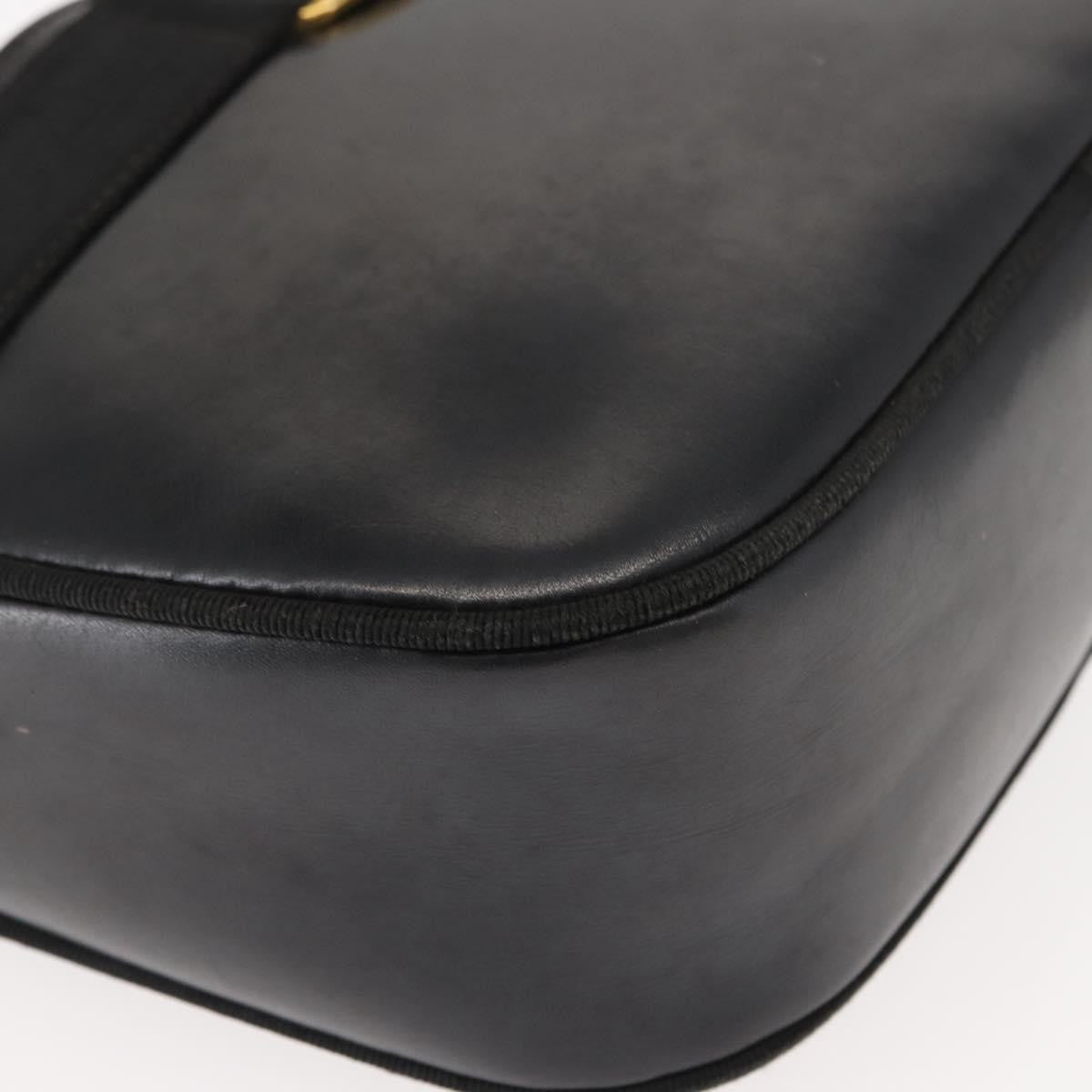 Salvatore Ferragamo Vala Shoulder Bag Leather, BLACK, LEATHER, Shoulder bag