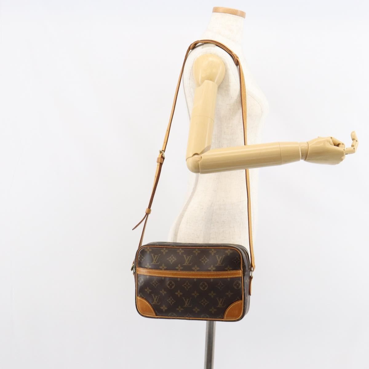 Louis Vuitton Trocadero Handbag Monogram Canvas, BROWN, CANVAS, Shoulder bag