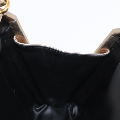 Bally Vintage Handbag Quilted Leather, GOLD, LEATHER, Handbag