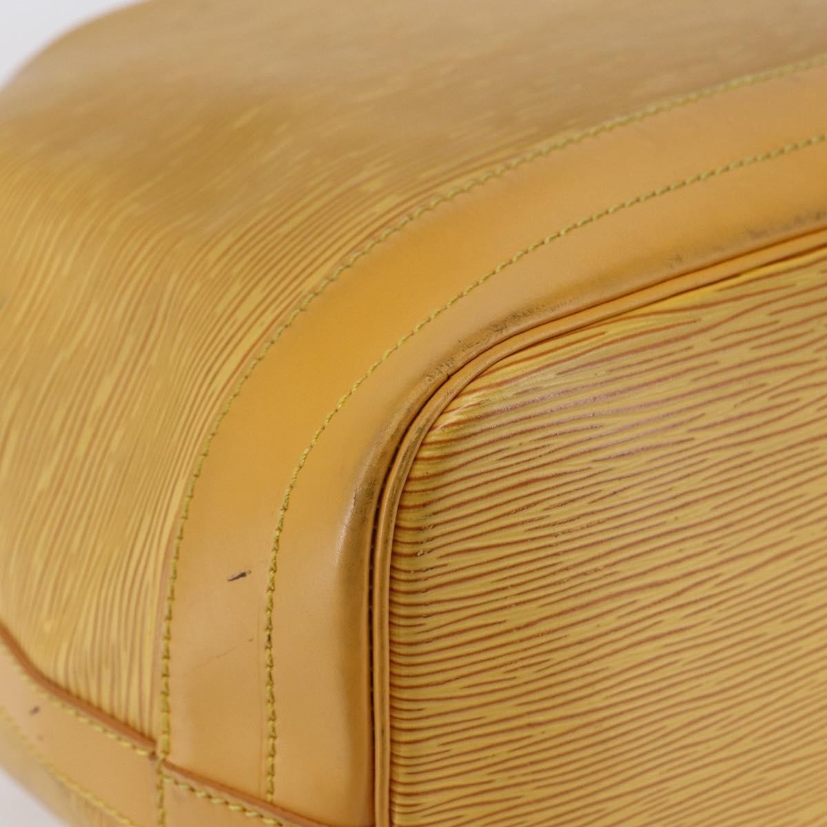 Louis Vuitton Noe Handbag Epi leather, YELLOW, LEATHER, Shoulder bag