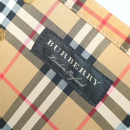 Burberry Nova Check Tote Canvas and Leather, BEIGE, CANVAS, Tote bag