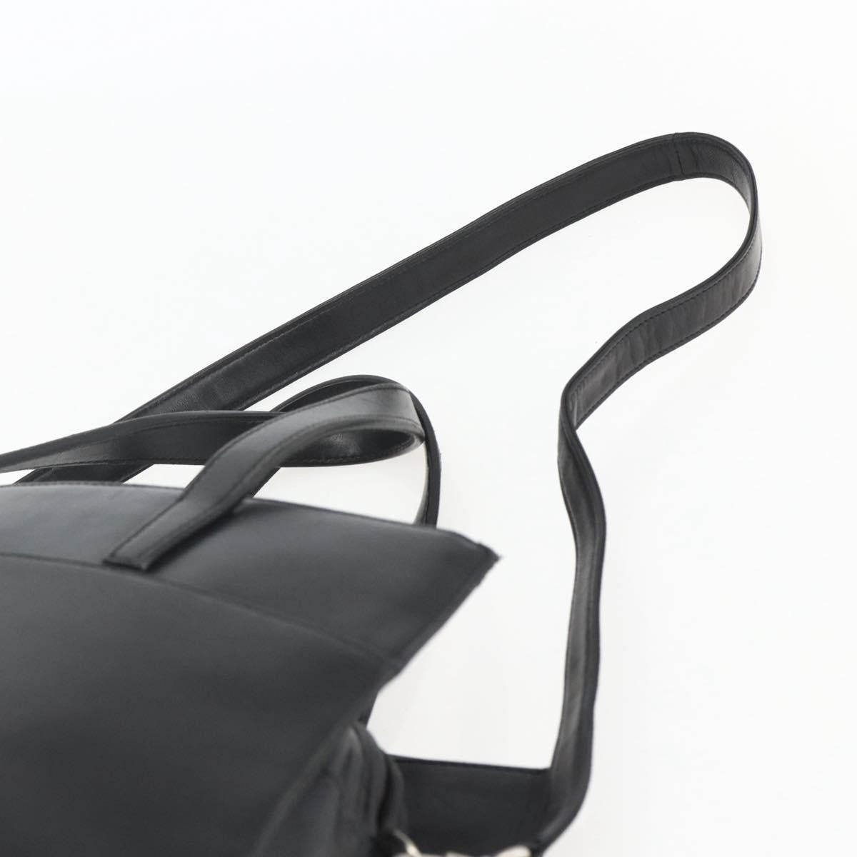 Loewe Vintage Anagram Tote Leather, BLACK, LEATHER, Tote bag