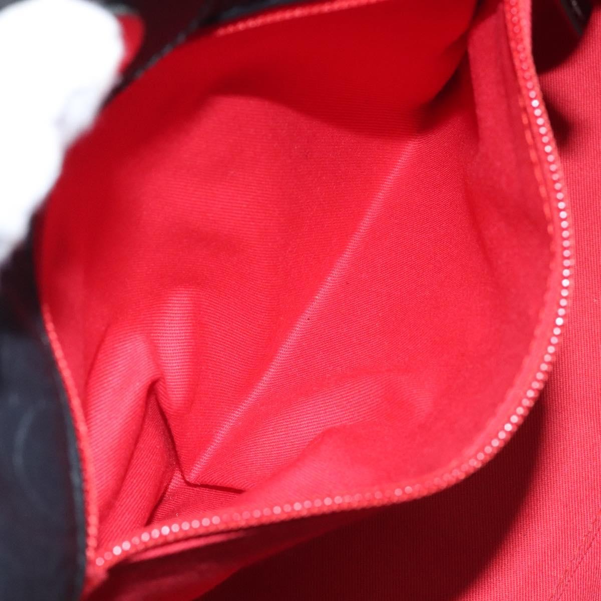 Salvatore Ferragamo Gancini handbag Nylon, BLACK, NYLON, Handbag