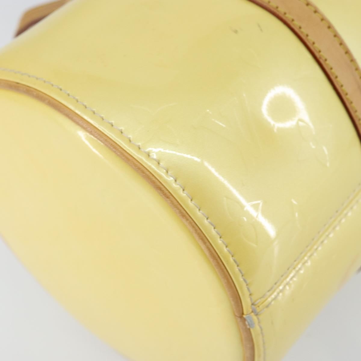 Louis Vuitton Bedford Handbag Monogram Vernis, BEIGE, PATENT_LEATHER, Handbag